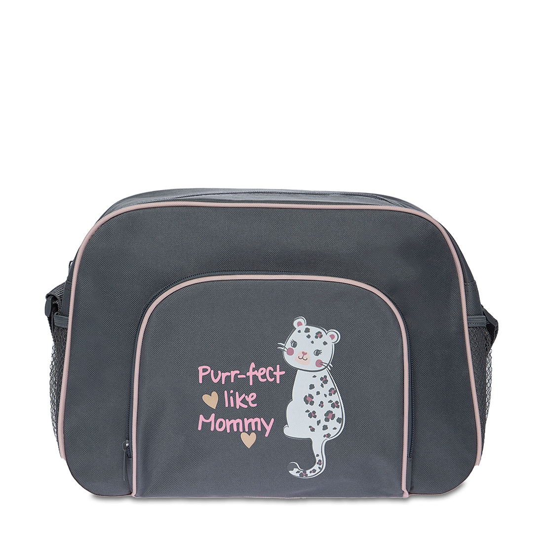 GREY TIGER NAPPY BAG BASIC-GREY-ONE SIZE