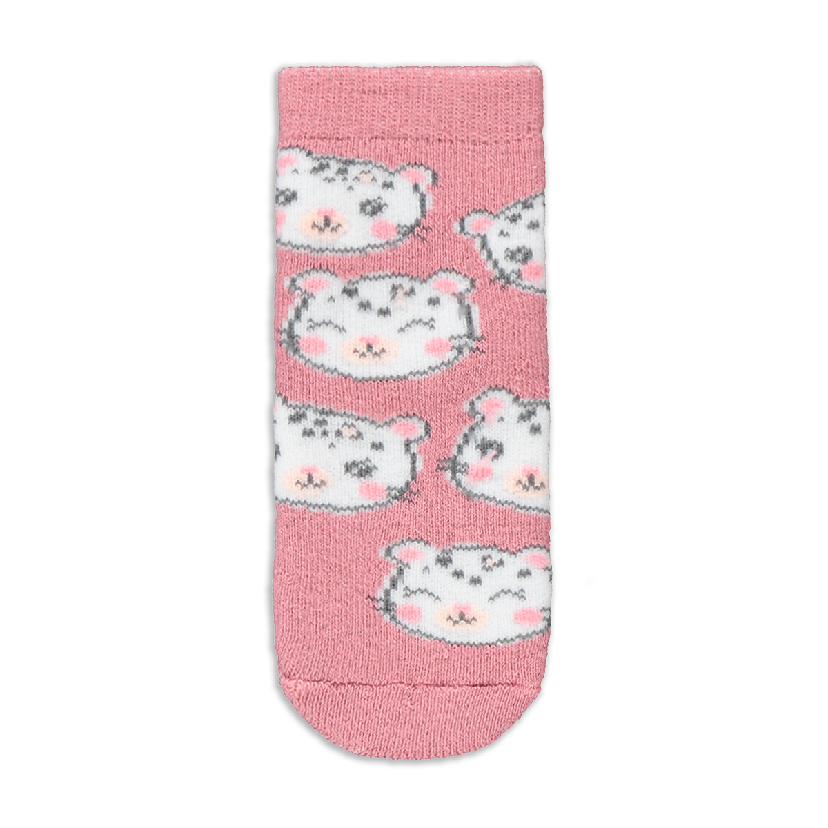 PINK ANIMAL PRINT NB 5PK SOCKS-LIGHT PINK-NEW BORN (3)