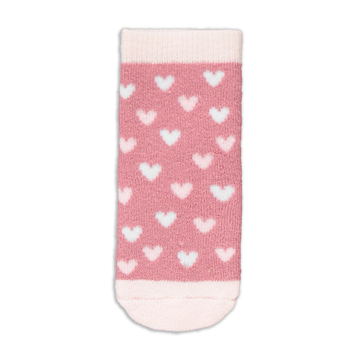 PINK ANIMAL PRINT NB 5PK SOCKS-LIGHT PINK-NEW BORN (5)