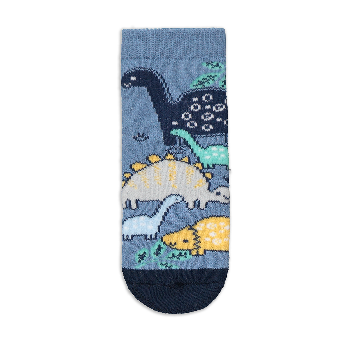 BLUE DINO PRINT NB 5PK SOCKS-LIGHT BLUE-NEW BORN (2)