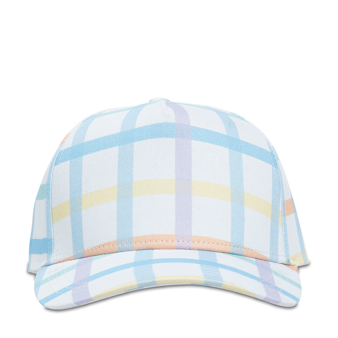 PG Baseball cap with glitter glasses multi check-WHITE-52 CM