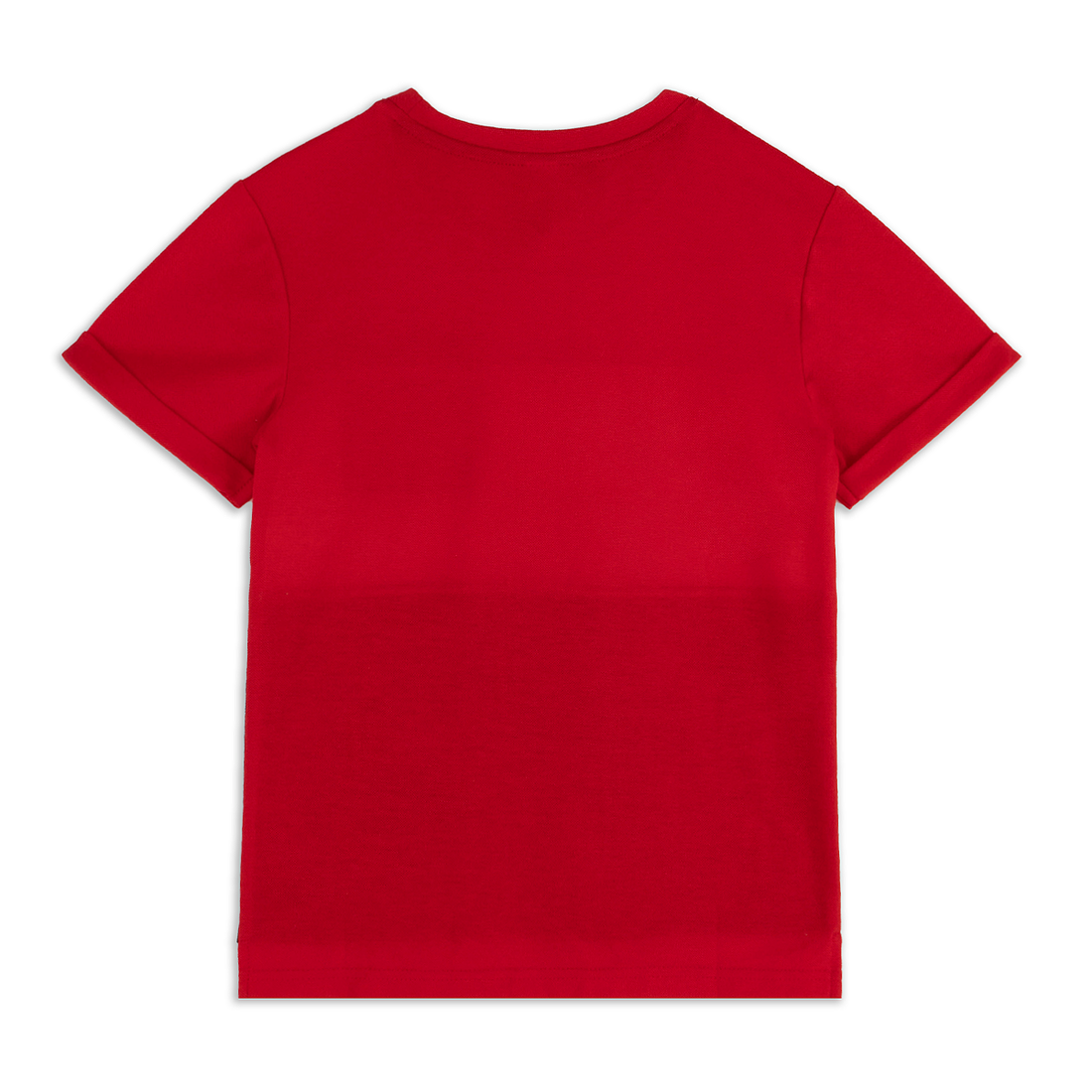 MI TEXTURED COLOURBLOCK T-SHIRT RED-RED-2-3 YRS