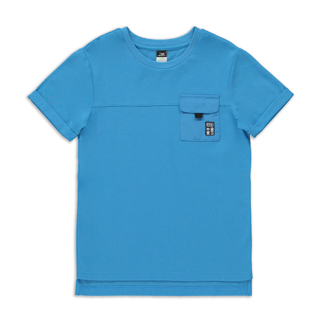 MI TEXTURED T-SHIRT TURQUOISE-TURQUOISE-2-3 YRS