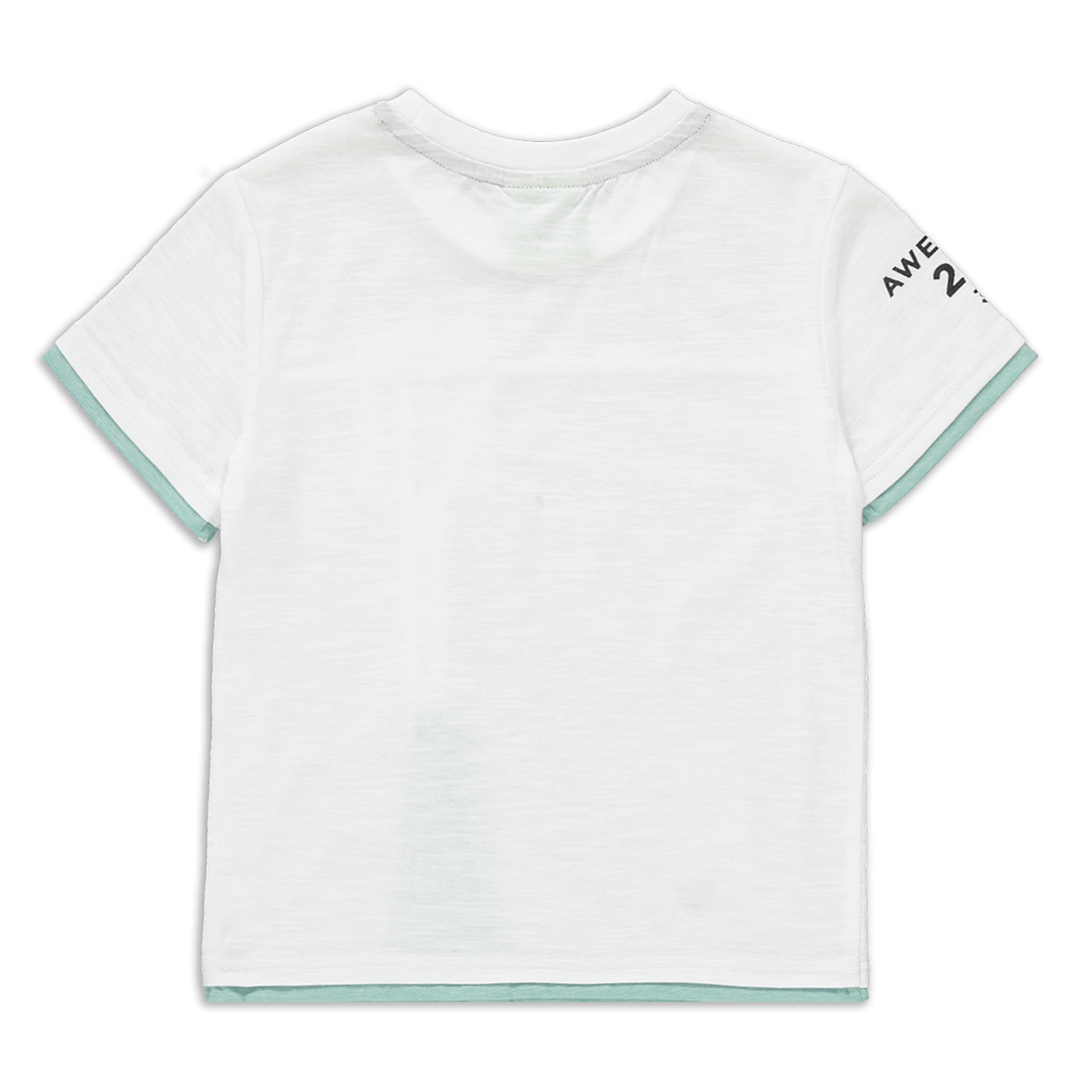 Sporty pocket styled t-shirt white-WHITE-2-3 YRS