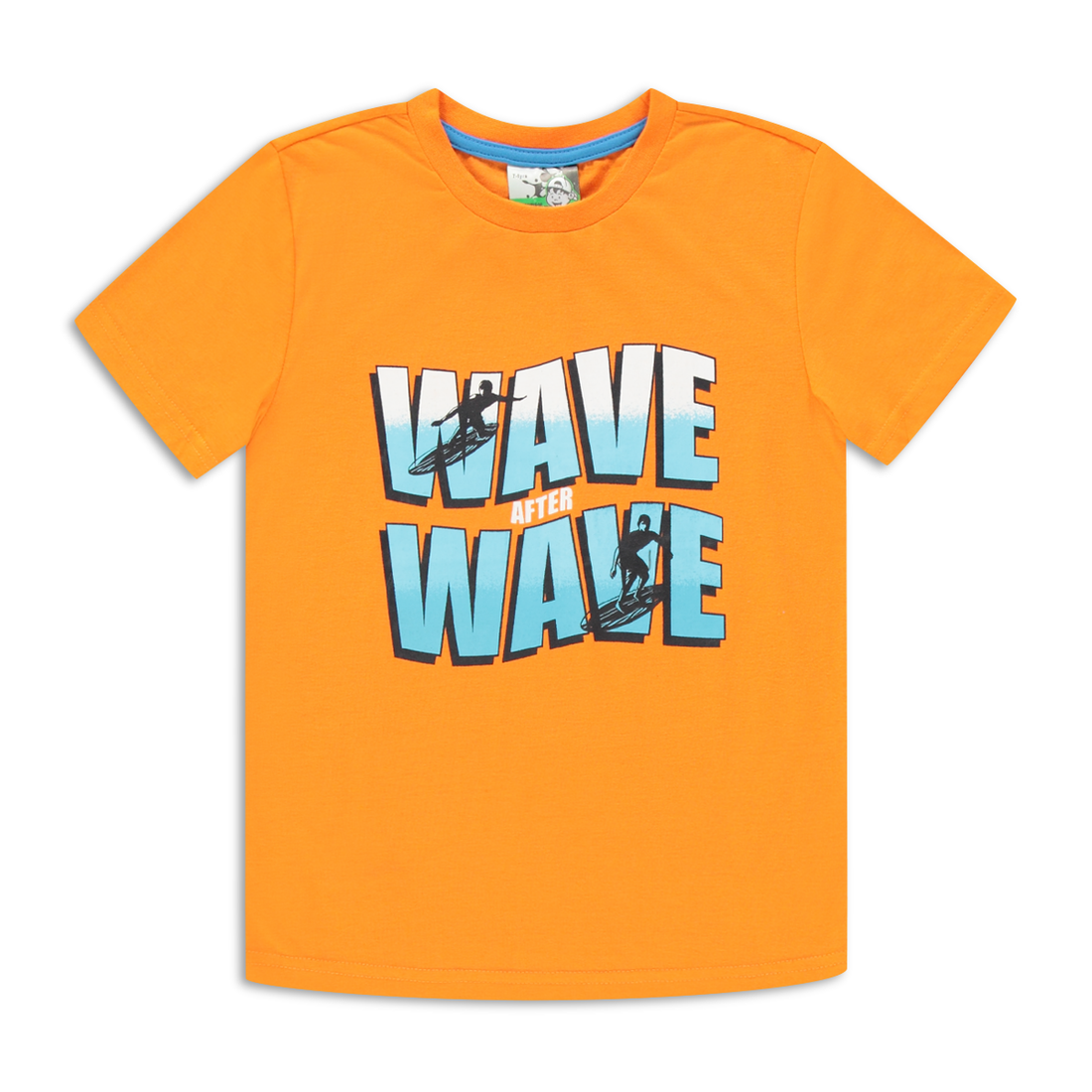 2 PACK T-SHIRT WAVES ORANGE-BURNT ORANGE-2-3 YRS