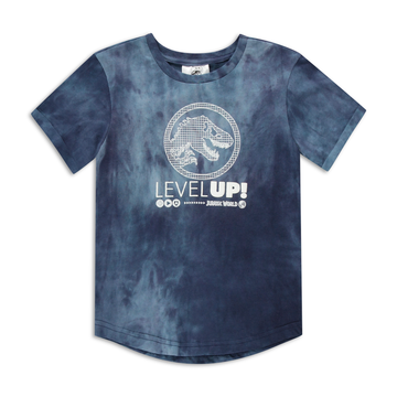 JURASSIC SPECTRA PRINT T-SHIRT NAVY-NAVY-2-3 YRS