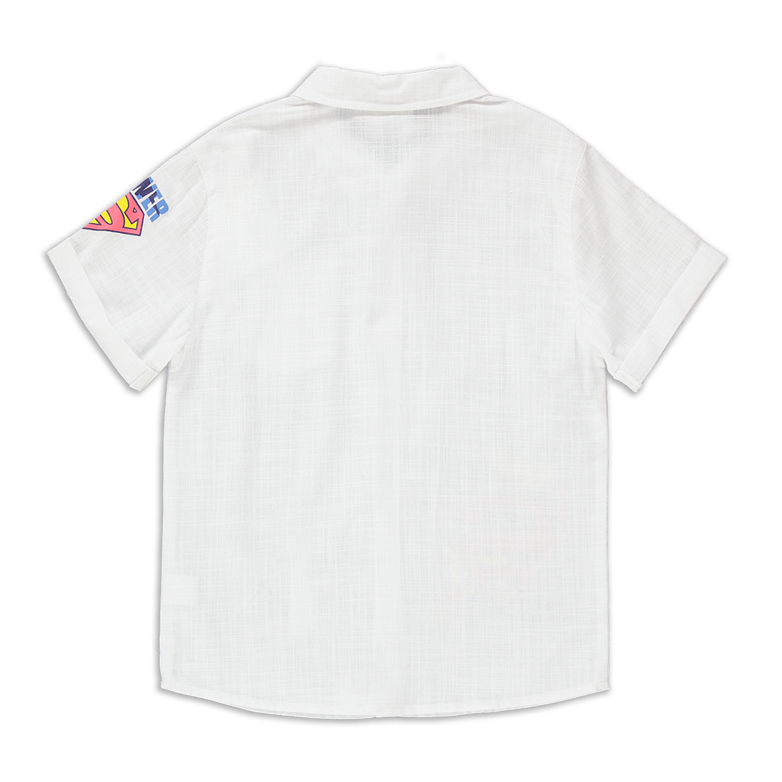 Superhero shirt  white-WHITE-2-3 YRS