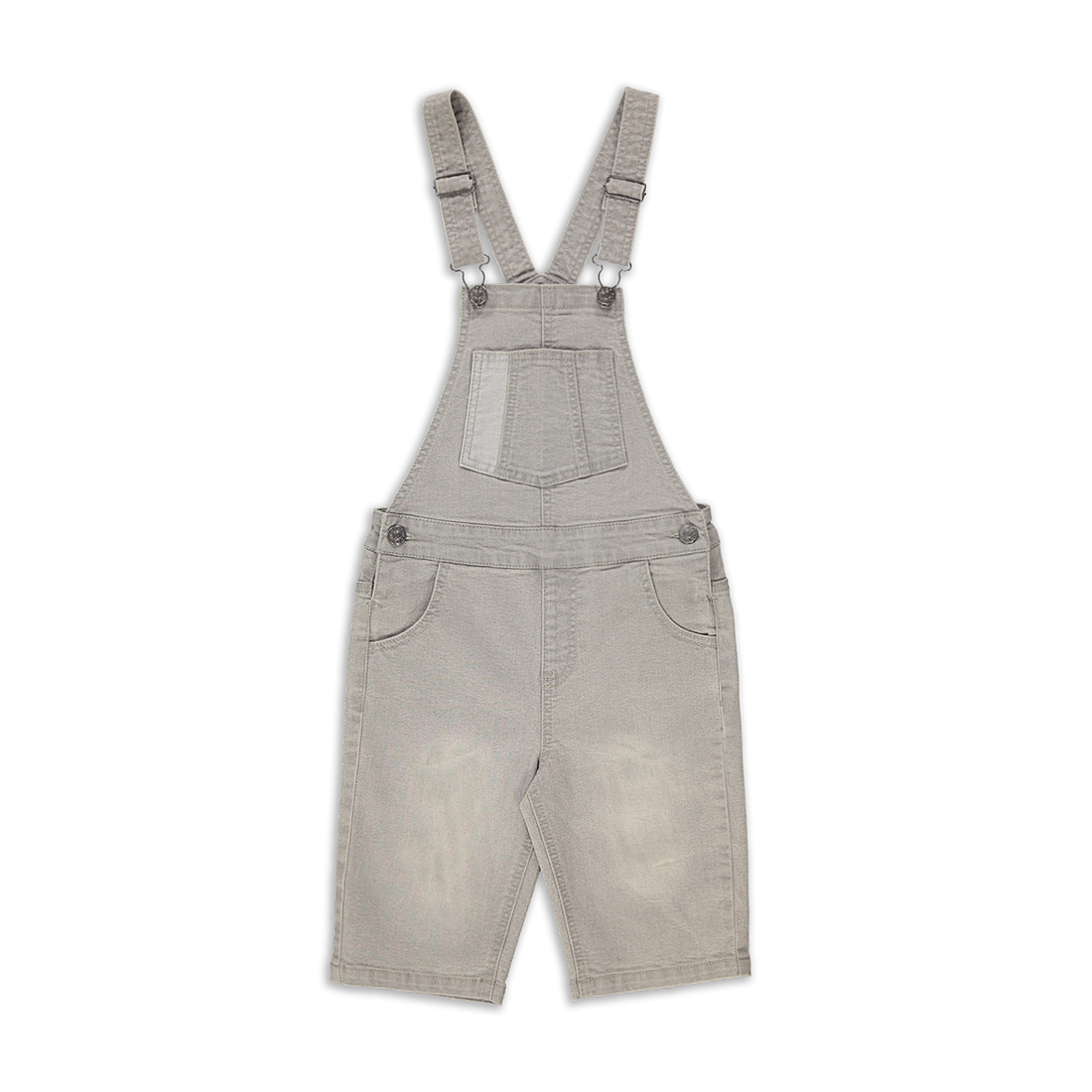 Pocket dungaree mid grey-MID GREY-3-4 YRS