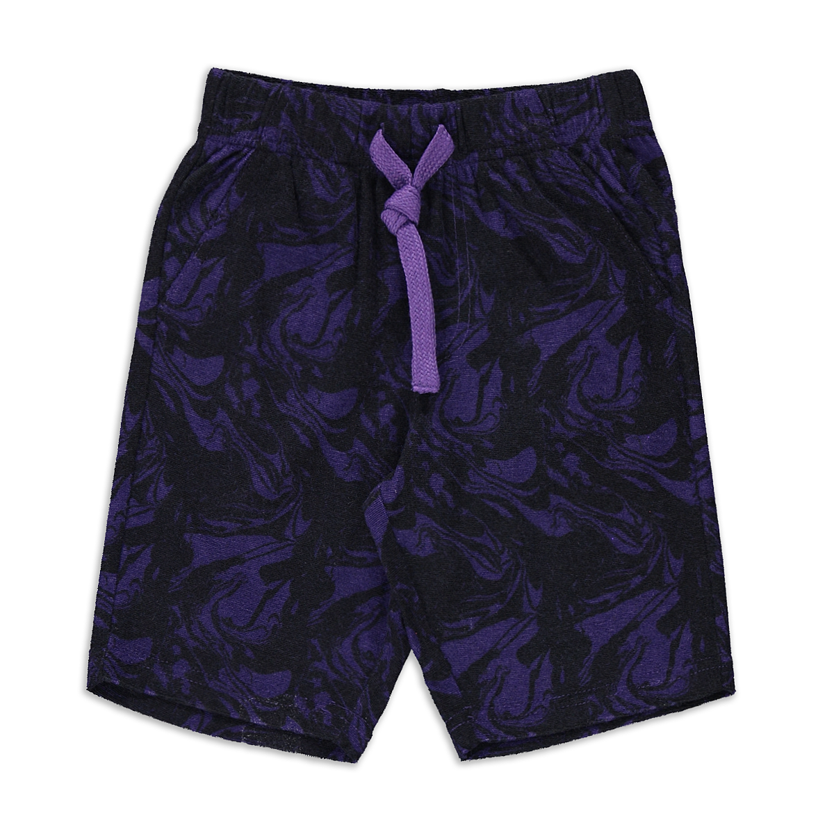 Crewneck swirl print towelling set purple-PURPLE-2-3 YRS (2)