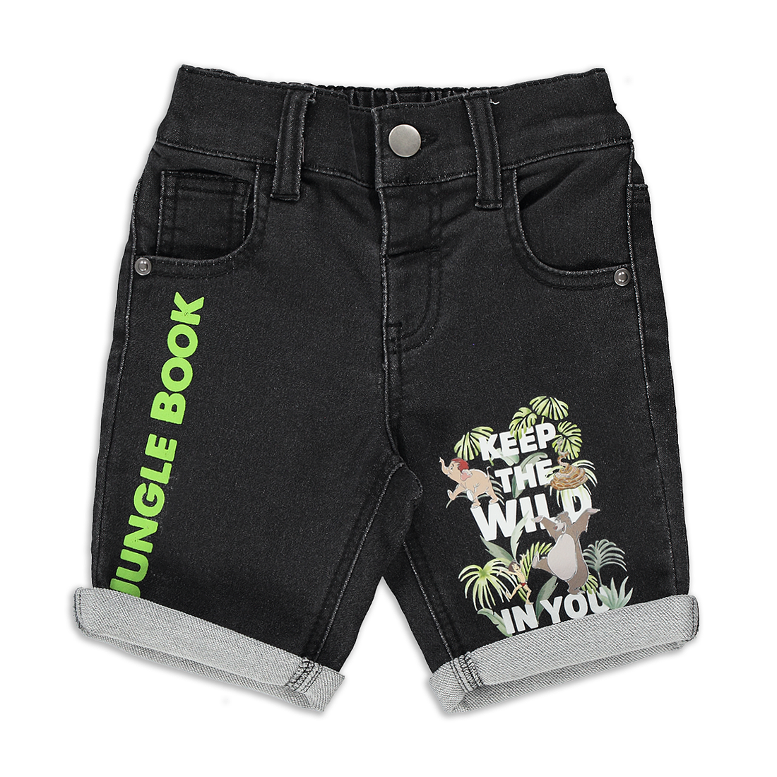 Jungle Book denim shorts dark grey-DARK GREY-2-3 YRS