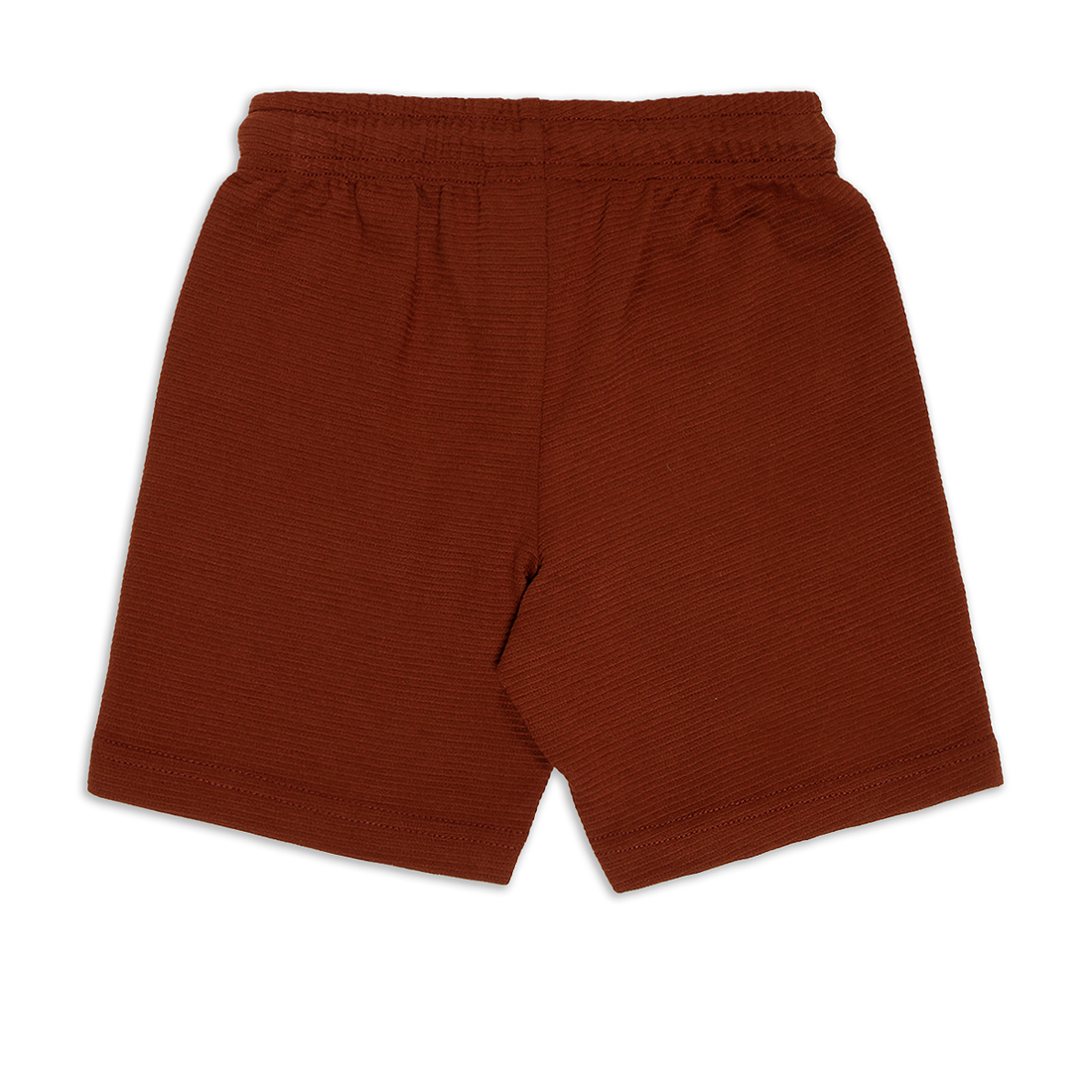 MI OTTOMAN PLAIN KNIT SHORTS BROWN-BROWN-2-3 YRS