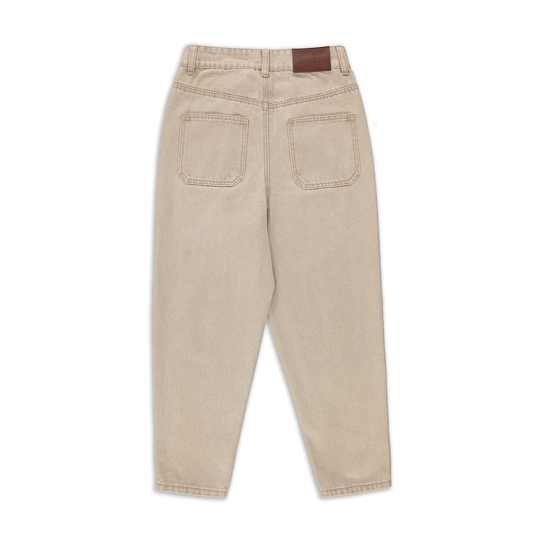 Balloon trouser styled denim light stone-STONE-9-10 YRS