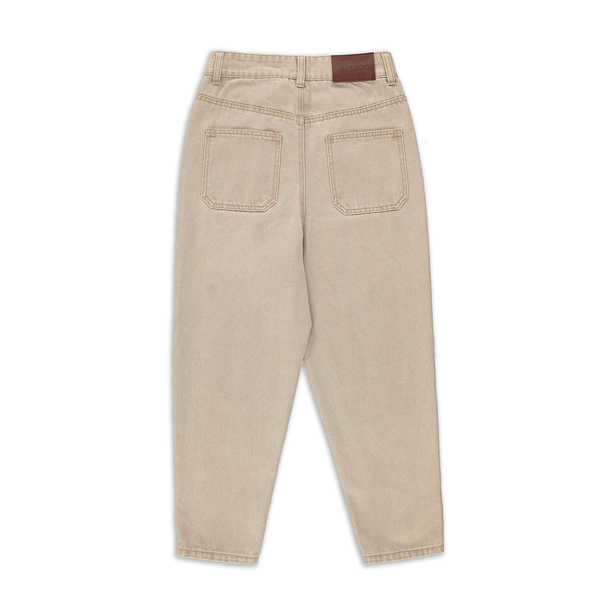 Balloon trouser styled denim light stone-STONE-9-10 YRS (1)