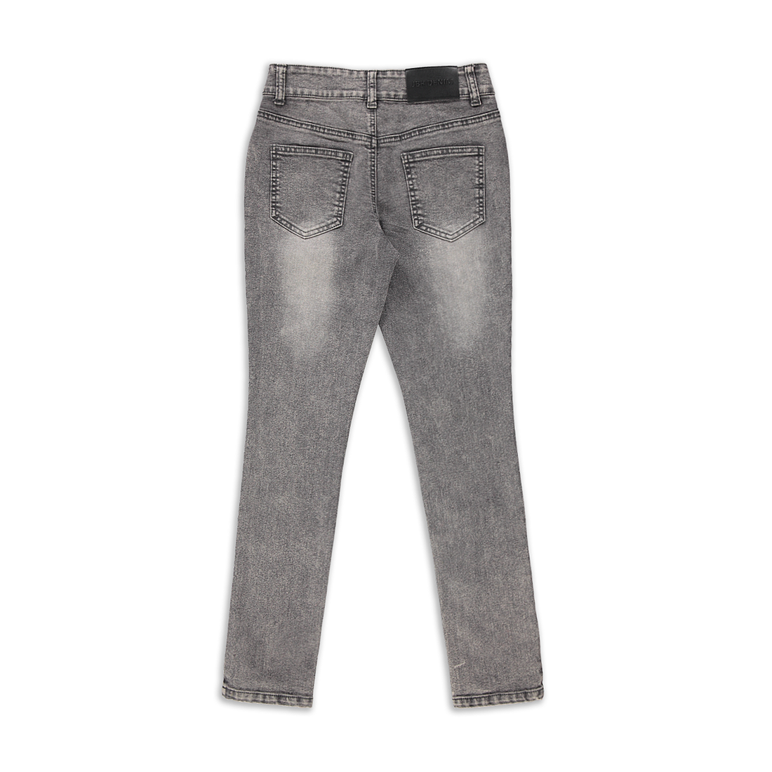 Printed skinny trouser styled denim grey-GREY-9-10 YRS