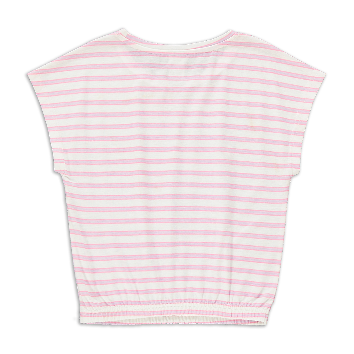 Bubble Hem Top Stripe Lilac-MILK-2-3 YRS (1)