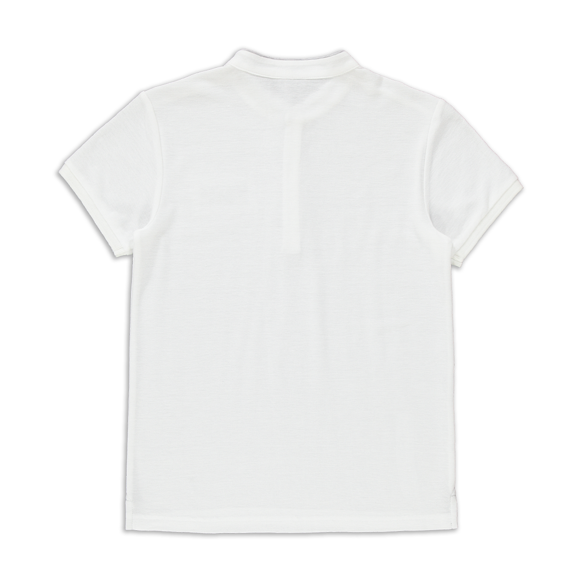 Mandarin collar button up golfer white-WHITE-7-8 YRS (1)