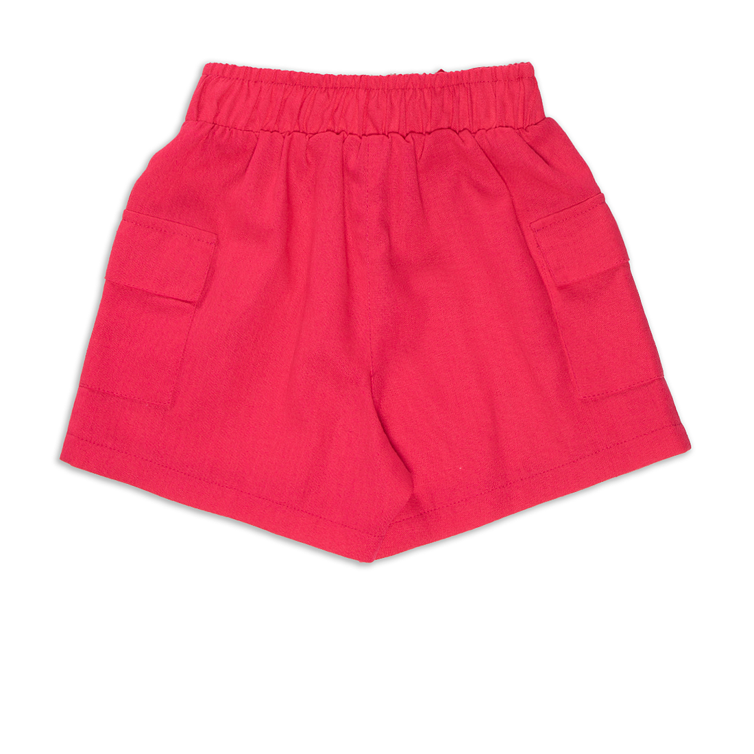 Utility pocket shorts pink-CERISE-2-3 YRS