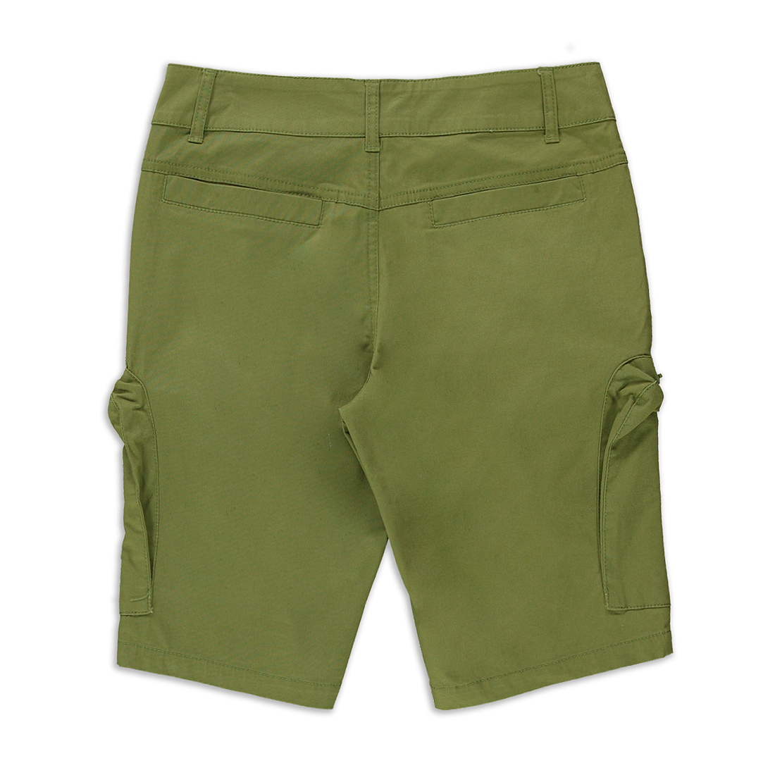 Cargo styled woven short khaki-KHAKI-7-8 YRS