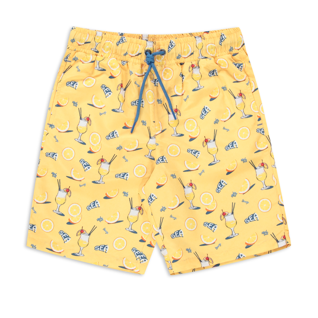 Tropical AOP swim short ochre-OCHRE-11-12 YRS