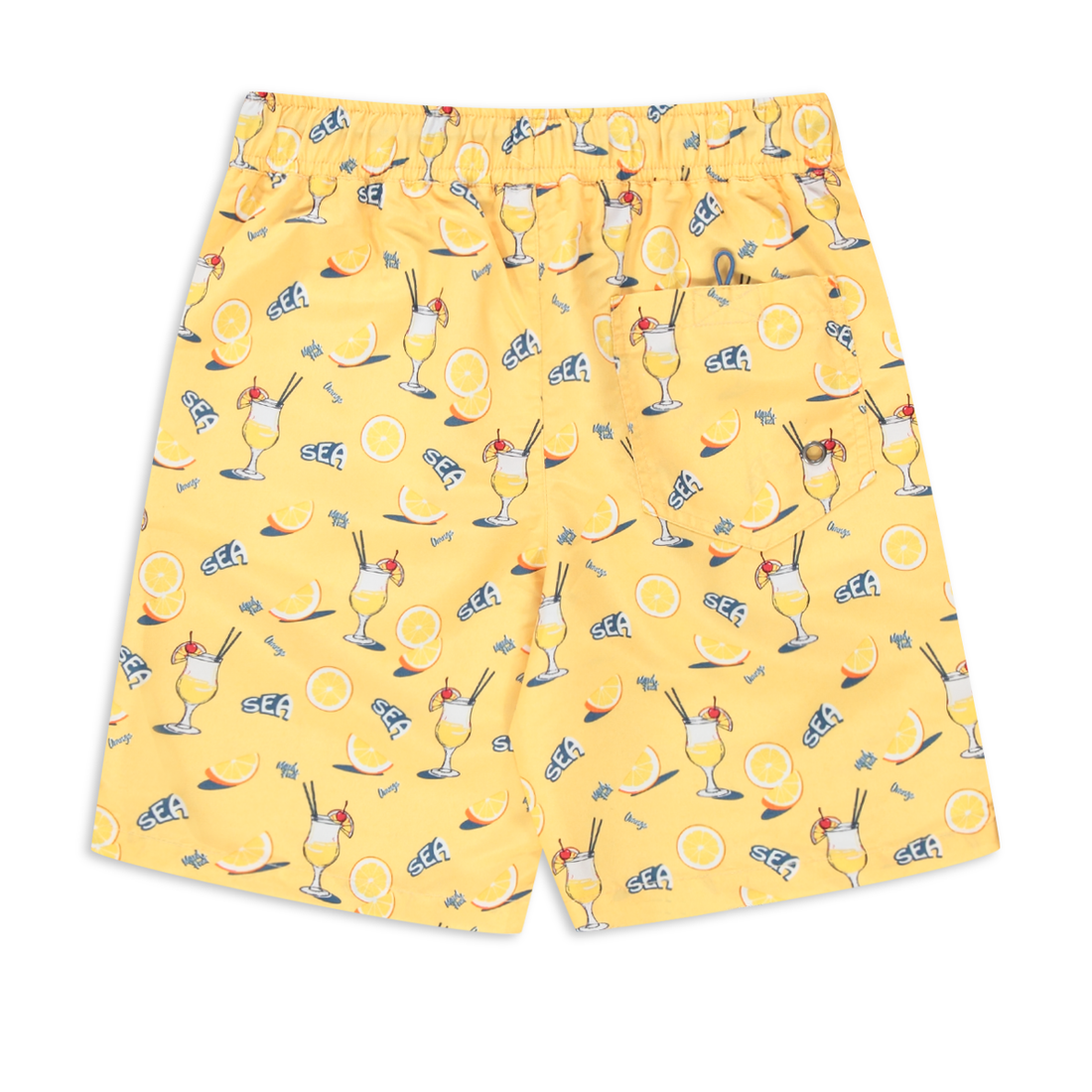 Tropical AOP swim short ochre-OCHRE-11-12 YRS