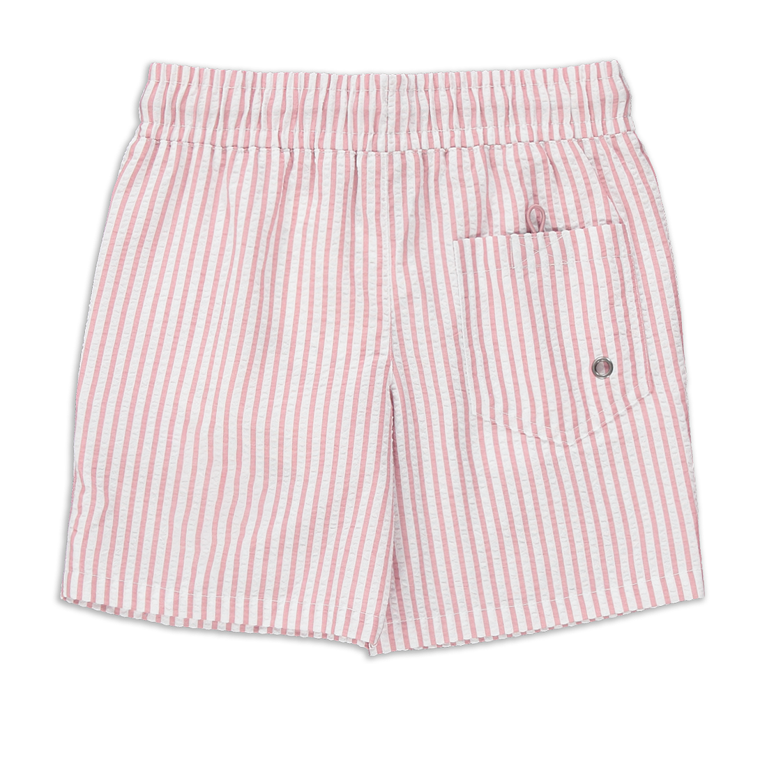 Seersucker stripe swim short pink-LIGHT PINK-7-8 YRS