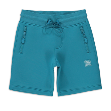 Scuba fashion knit short aqua-AQUA-12-13 YRS