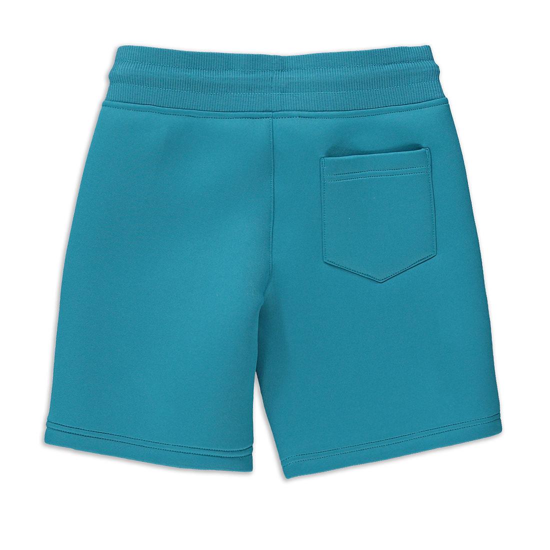 Scuba fashion knit short aqua-AQUA-12-13 YRS