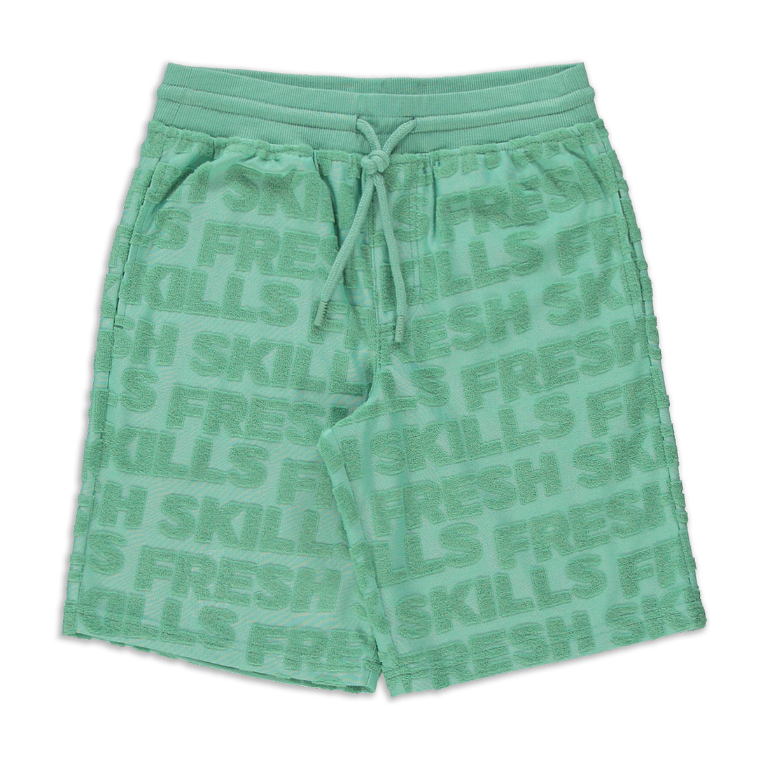 Jacquard double knit fashion knit short mint-MINT-12-13 YRS