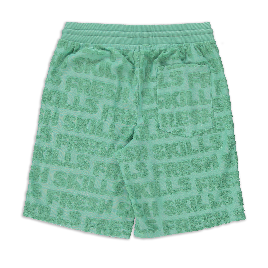 Jacquard double knit fashion knit short mint-MINT-12-13 YRS