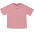 Oversized waffle t-shirt fashion dusty pink-DUSTY PINK-7-8 YRS