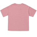 Oversized waffle t-shirt fashion dusty pink-DUSTY PINK-7-8 YRS (1)