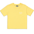 Peekout crew neck t-shirt fashion yellow-BUTTER-7-8 YRS