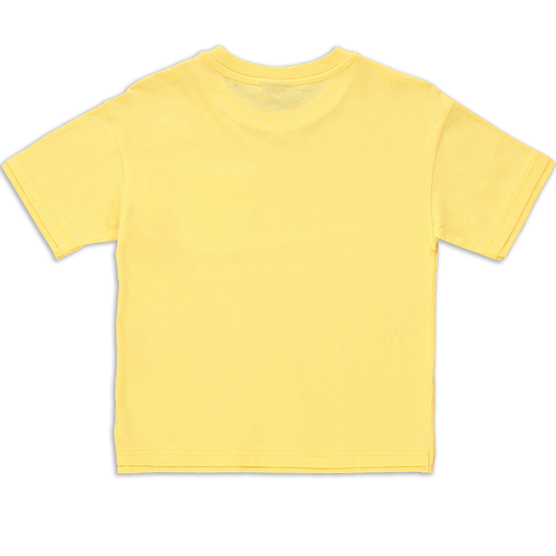 Peekout crew neck t-shirt fashion yellow-BUTTER-7-8 YRS