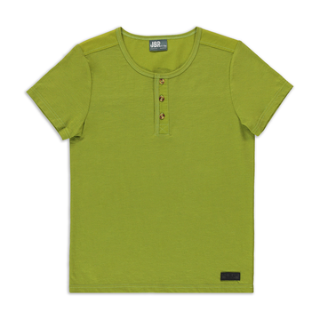 Henley button up t-shirt fashion fatigue-FATIGUE-7-8 YRS