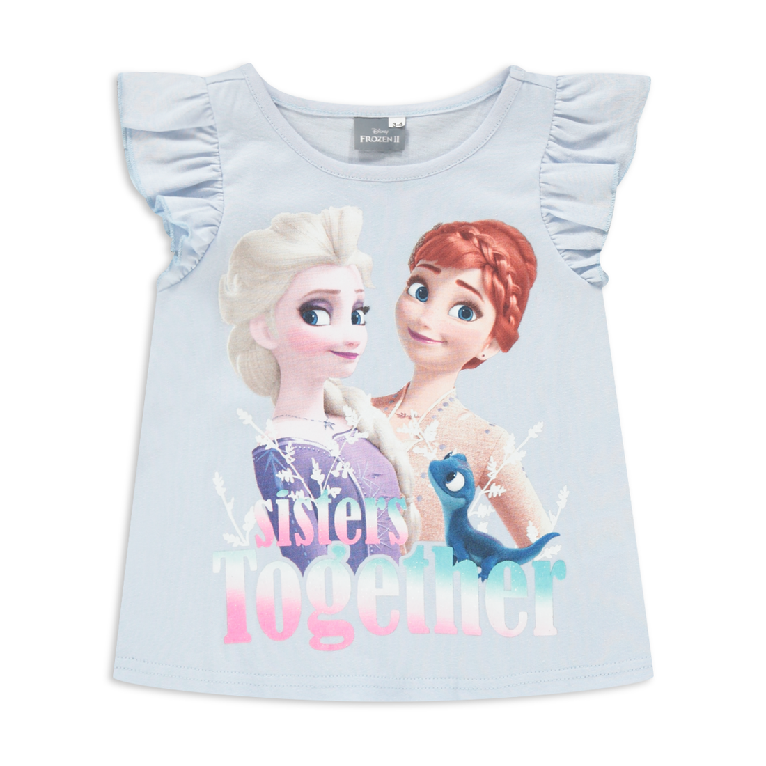 Frozen 2 pack Tshirt blue-TURQUOISE-3-4 YRS