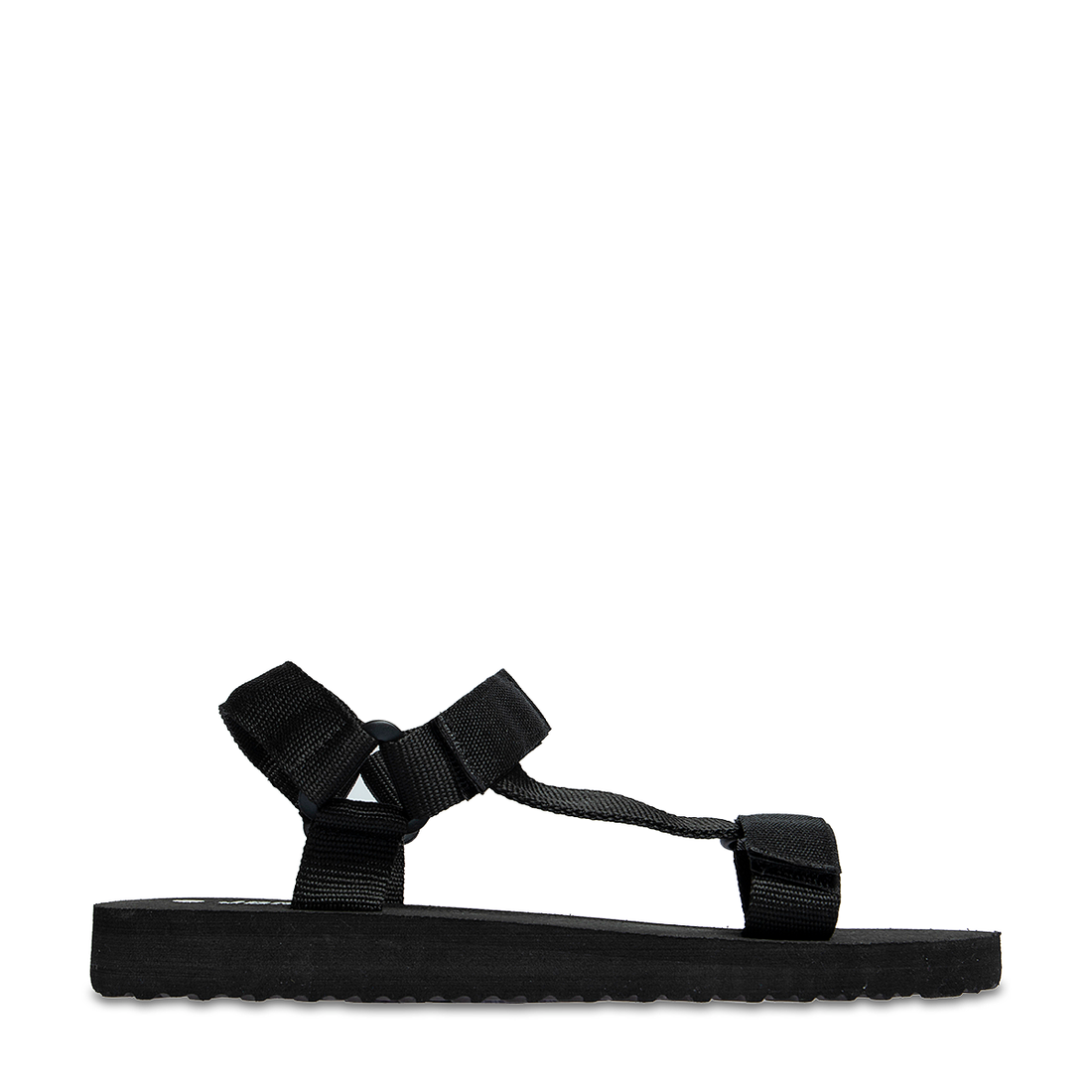 Asymmetric sport sandal black-BLACK-13