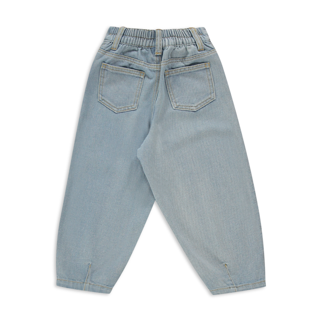 SLOUCHY VINTAGE WASH-MID BLUE-3-4 YRS