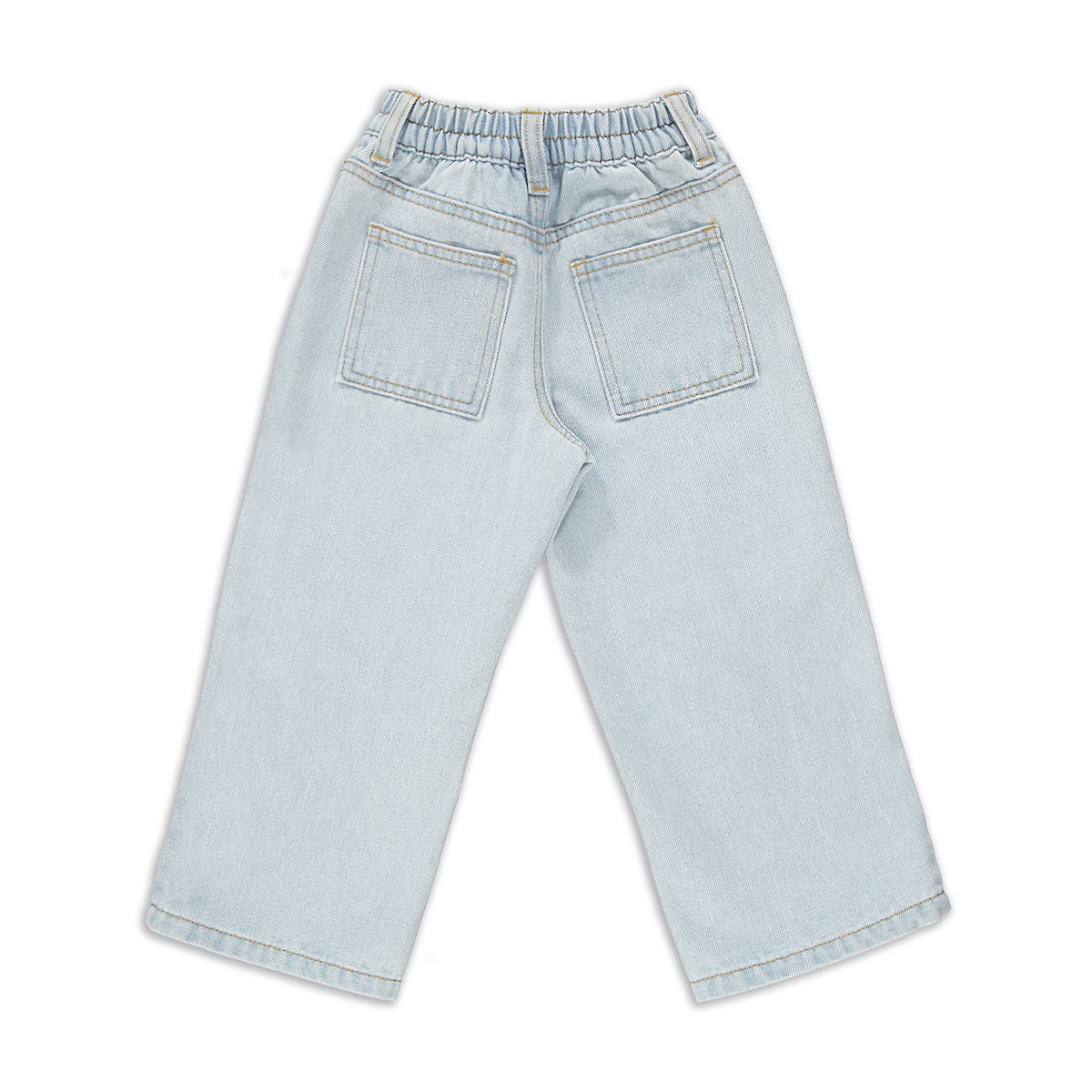 EXTREME WIDE LEG WITH SCRUNCHIE WHITE WASH-LIGHT BLUE-3-4 YRS (2)