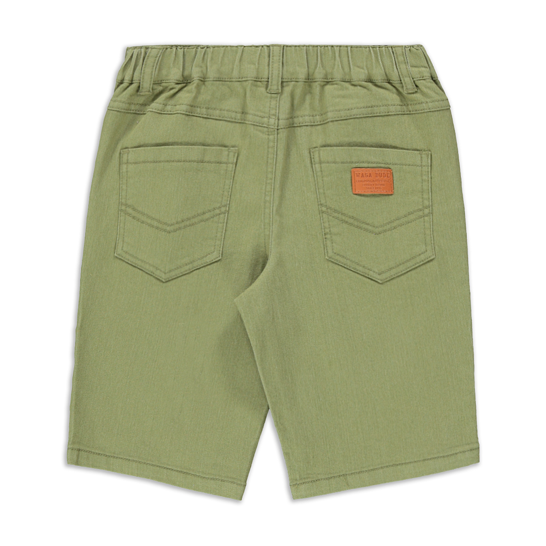 5 Pocket colour denim basic shorts fatigue-FATIGUE-2-3 YRS