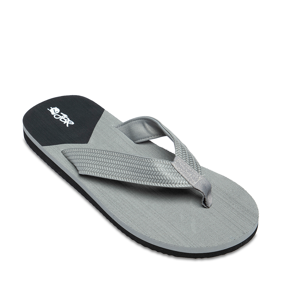 Brushed footbed surfer grey-GREY-1