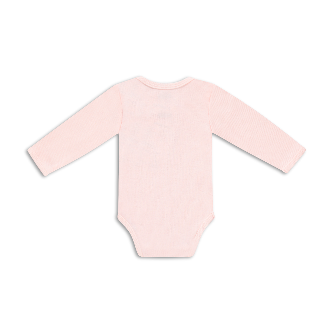 BLOSSOM RIB LS SINGLE BODYVEST-DUSTY PINK-0-3 MTHS