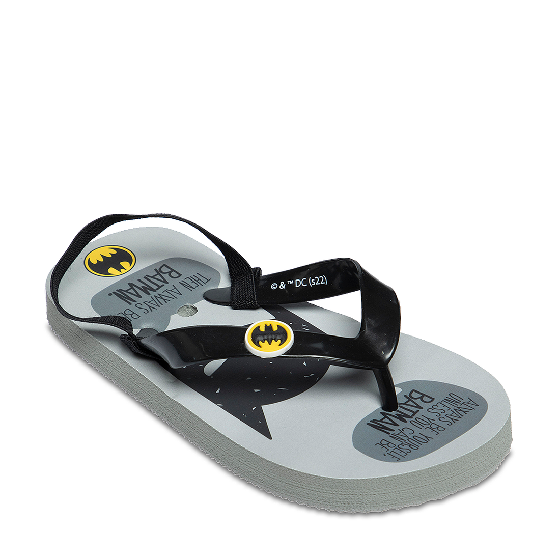 Batman flip flop black-BLACK-8