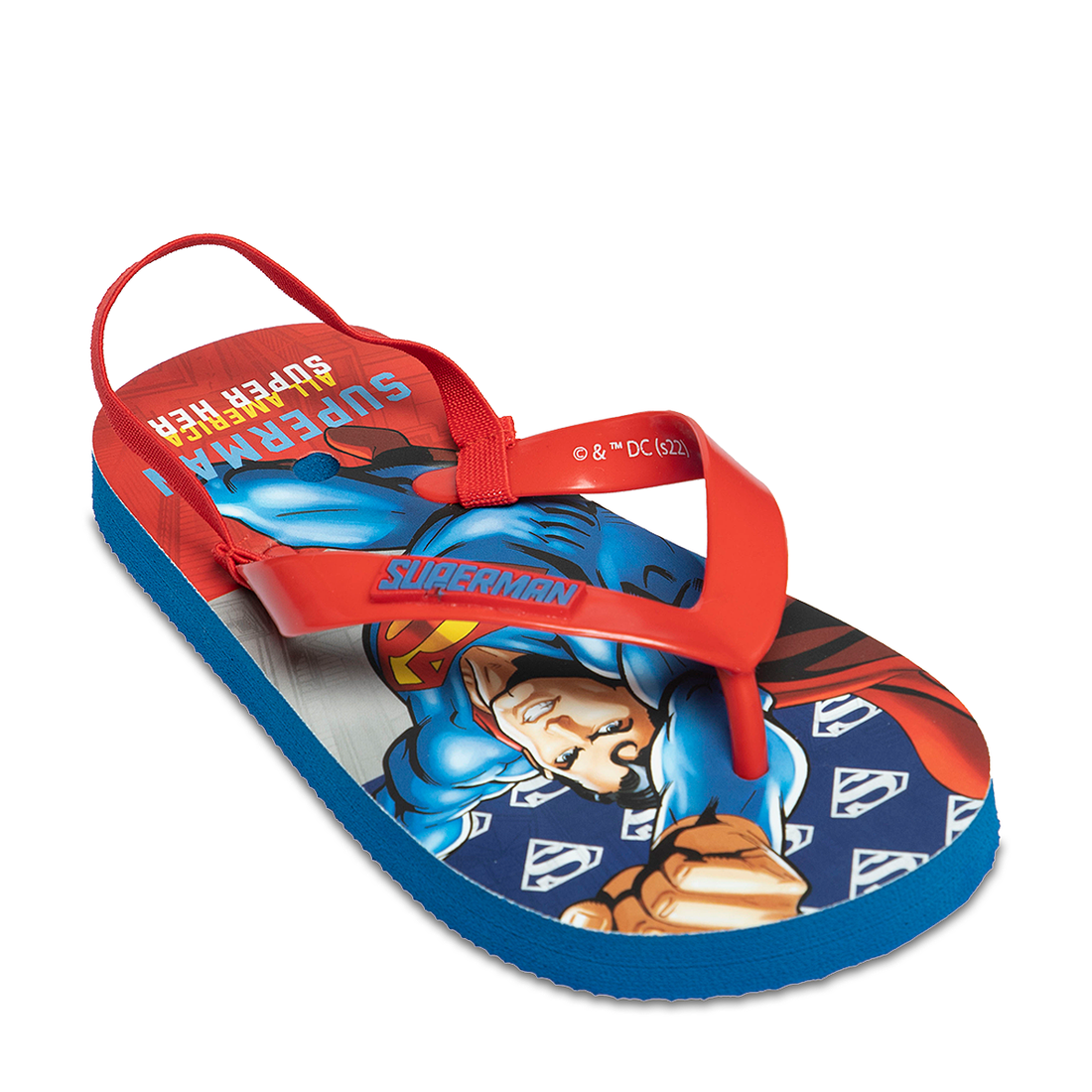 Superman flip flop red-RED-8