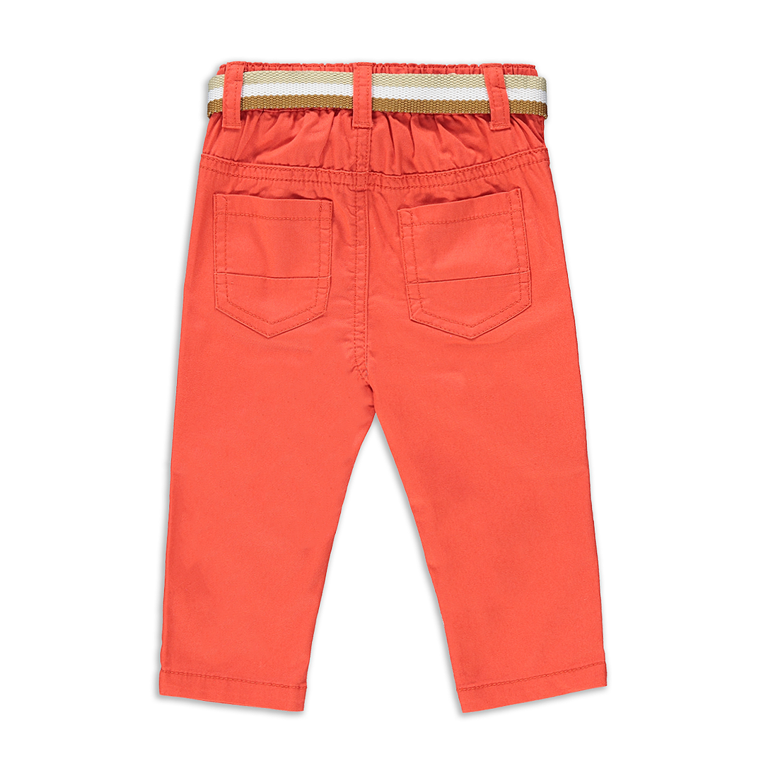 Chino belted trouser paprika-BURNT ORANGE-6-12 MTHS