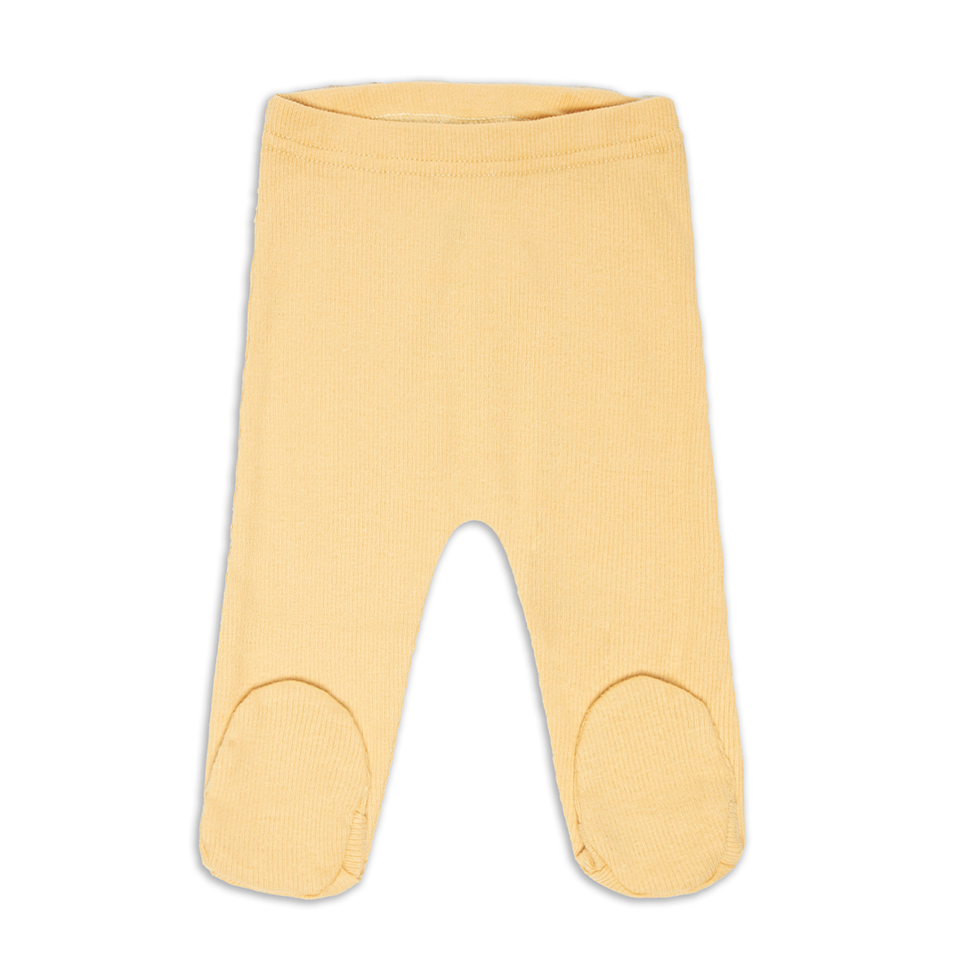 OCHRE RIB PLAIN LEGGINGS-OCHRE-12-18 MTHS