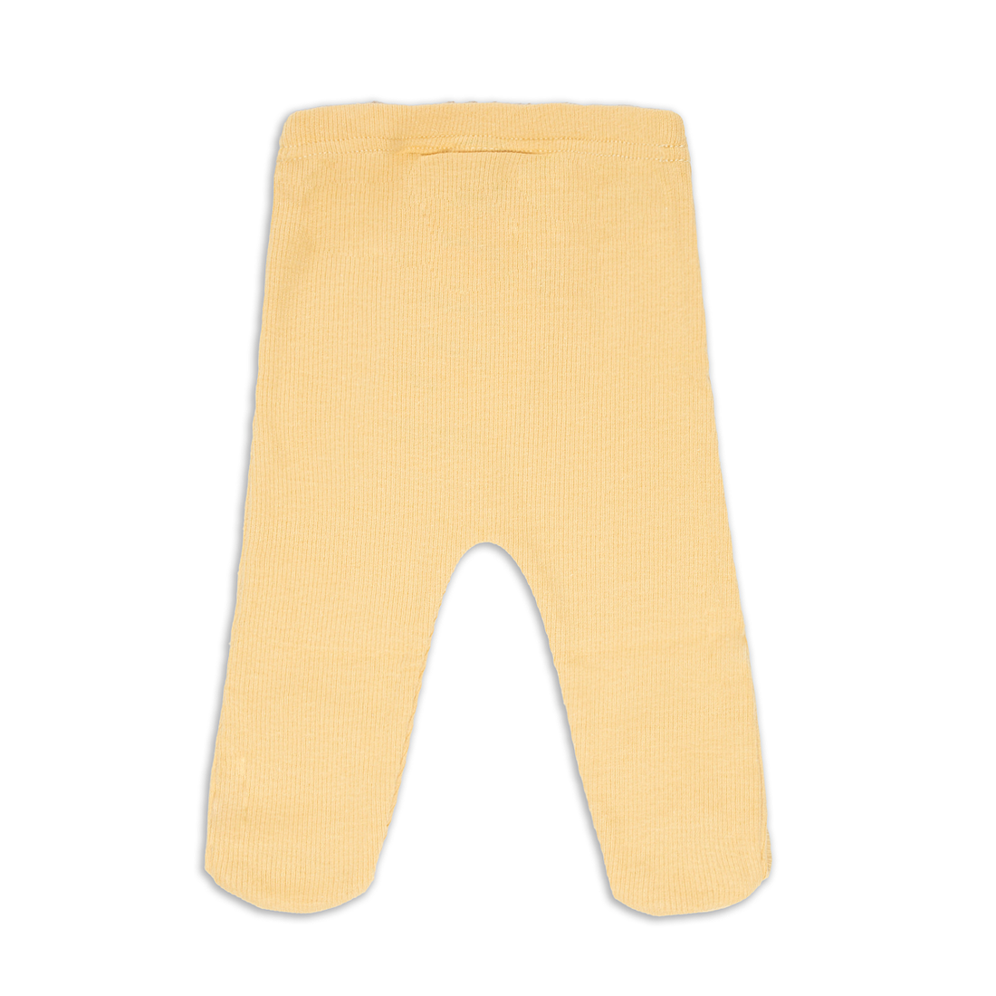 OCHRE RIB PLAIN LEGGINGS-OCHRE-12-18 MTHS