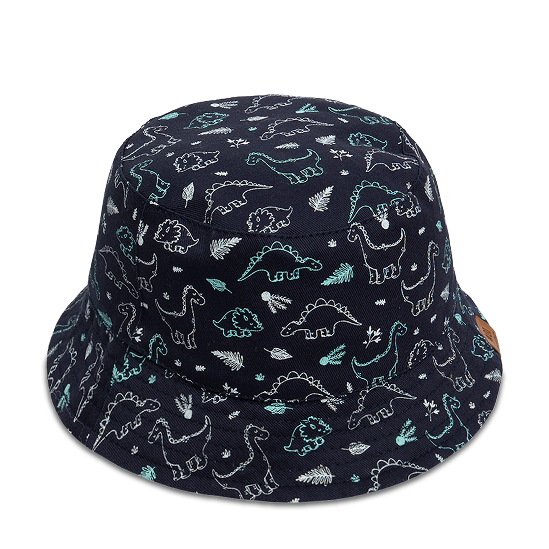 Dino Reversible Bucket Hat Navy-NAVY-NEW BORN