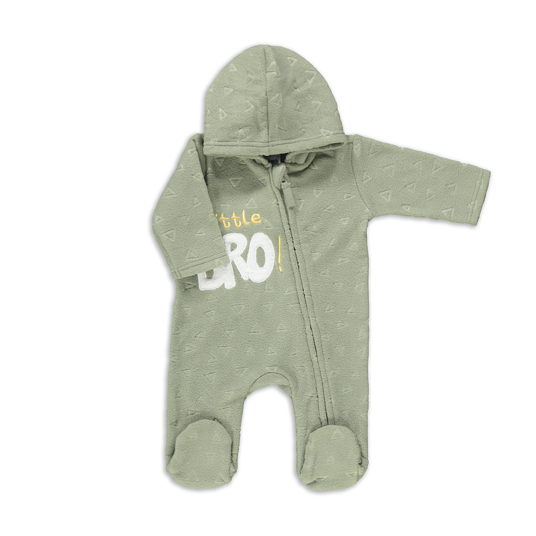 FATIGUE LITTLE BOR EMBOSSED HOODED MF BG WITH ZIP-FATIGUE-0-3 MTHS