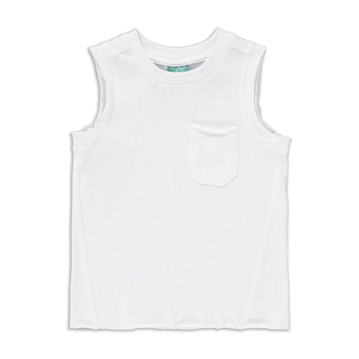 S/LESS TEE WHITE-WHITE-24-36 MNTHS