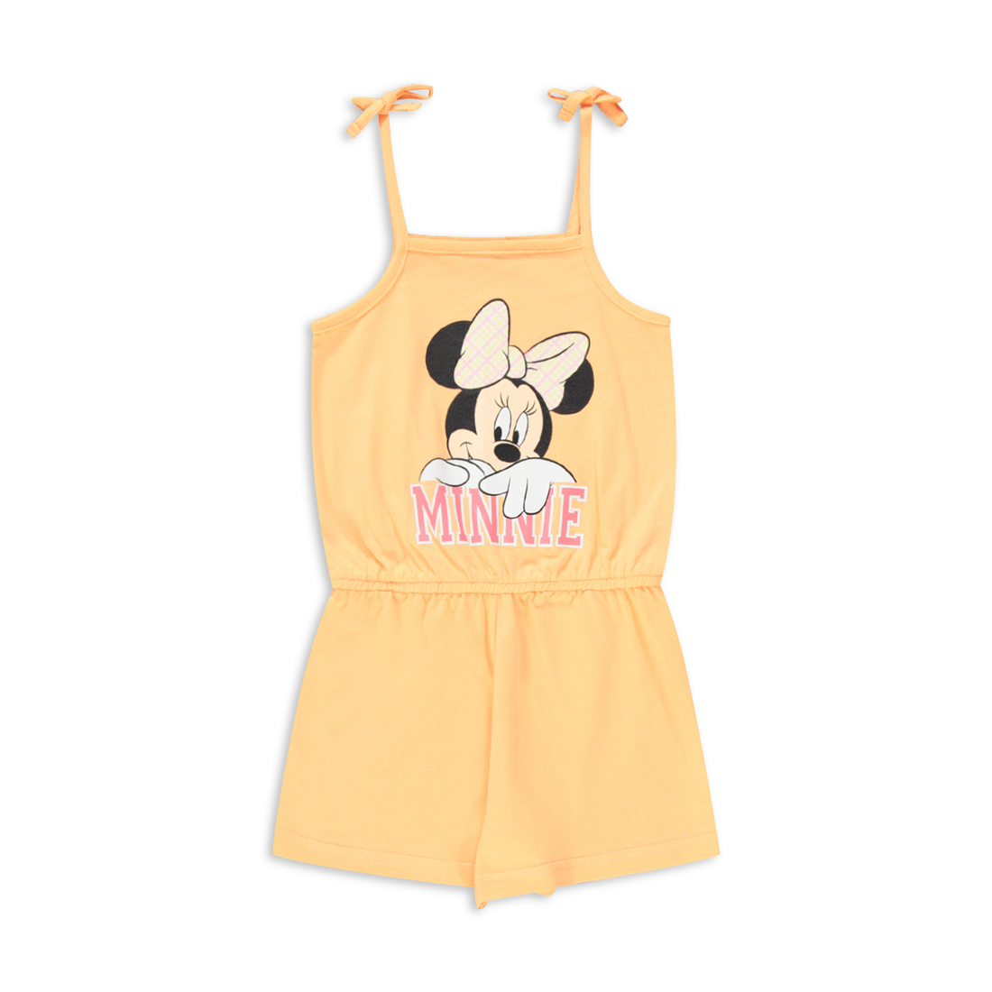 Minnie strappy jumpsuit peach-PEACH-5-6 YRS